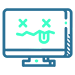 Computer Crash Small Square